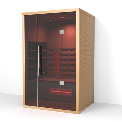 Hemlock / Red Cedar Phòng xông hơi hồng ngoại trong nhà cho 2 người