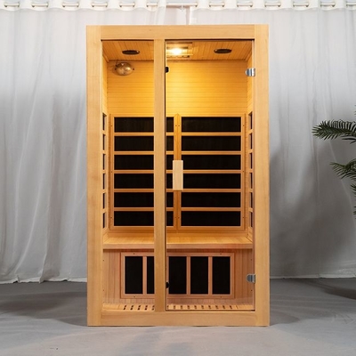 EMF thấp 2 người Trong nhà bằng gỗ Toàn phổ Phòng xông hơi tại nhà ở Hemlock