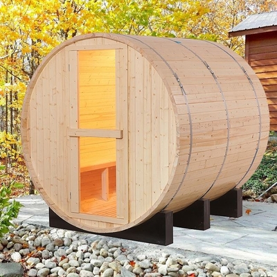 Hemlock Wood Home Thương mại ngoài trời Xông hơi thùng truyền thống 6 người