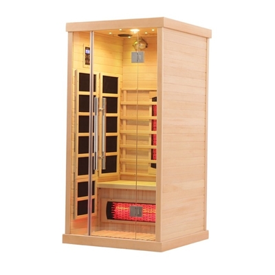 Kính cường lực trong suốt Phòng xông hơi hồng ngoại xa 0°C - 65°C Phạm vi nhiệt độ hoạt động