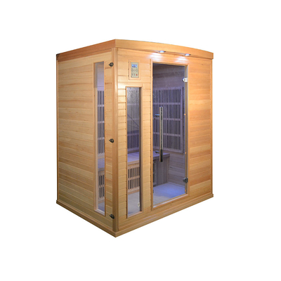 Sauna gỗ khô hiện đại sang trọng Sauna hồng ngoại xa cho gia đình 2700W
