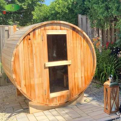 Dry Steam Spa Cây đốt ngoài trời thùng chống nước phòng tắm hơi Sauna Phòng vườn