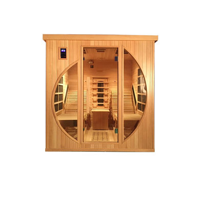 Sauna hồng ngoại xa di động 2-3 người với máy sưởi carbon phổ đầy đủ được điều khiển kỹ thuật số