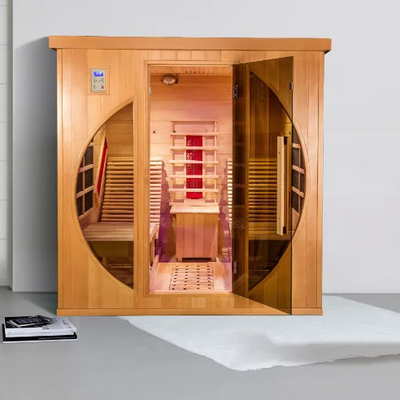 Full Spectrum Carbon Panel Far Infrared Sauna Red Cedar 0.C - 65.C Nhiệt độ hoạt động