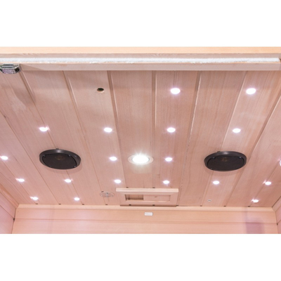Tấm carbon bằng gỗ tuyết tùng đỏ Phòng xông hơi hồng ngoại xa cho nhà 4 người