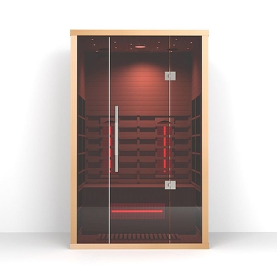 Máy sưởi bảng điều khiển carbon toàn phổ gần phòng xông hơi hồng ngoại xa cho 2 người