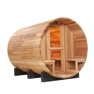 OEM Solid Wood Red Cedar Phòng tắm hơi thùng ngoài trời cho sân sau