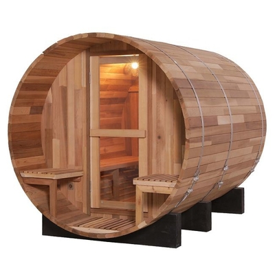 OEM Solid Wood Red Cedar Phòng tắm hơi thùng ngoài trời cho sân sau