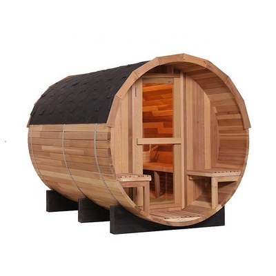OEM Solid Wood Red Cedar Phòng tắm hơi thùng ngoài trời cho sân sau