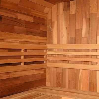 Cedar phòng tắm sauna ngoài trời khô cho sức khỏe và thư giãn 15 ~ 90 ° C Nhiệt độ cần thiết