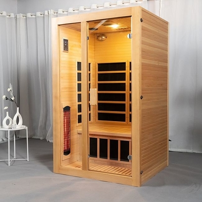 EMF thấp 2 người Trong nhà bằng gỗ Toàn phổ Phòng xông hơi tại nhà ở Hemlock