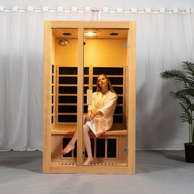 EMF thấp 2 người Trong nhà bằng gỗ Toàn phổ Phòng xông hơi tại nhà ở Hemlock