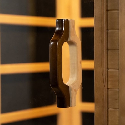 Home Hemlock Wood Carbon Fiber Sưởi ấm Phòng xông hơi hồng ngoại xa Cabin 2 người