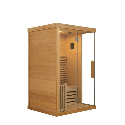 Bếp điện Hemlock Lò sưởi trong nhà Phòng xông hơi bằng gỗ trong nhà 2 người