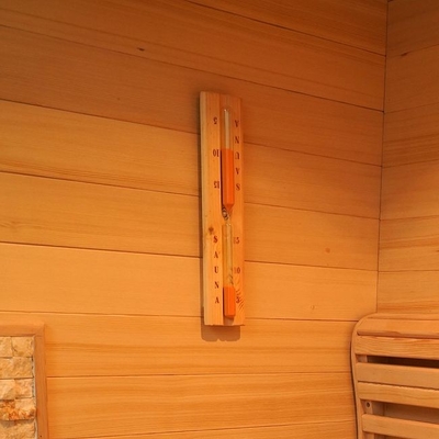 Bếp điện Hemlock Lò sưởi trong nhà Phòng xông hơi bằng gỗ trong nhà 2 người