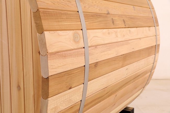 Máy xông hơi truyền thống bằng gỗ rắn Thùng xông hơi ngoài trời 8 người