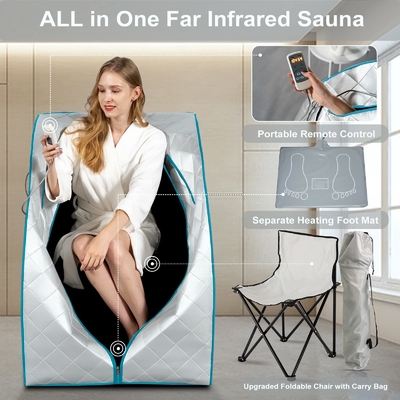 Chăm sóc sức khỏe toàn thân Giảm béo cơ thể Xông hơi hồng ngoại di động Một người
