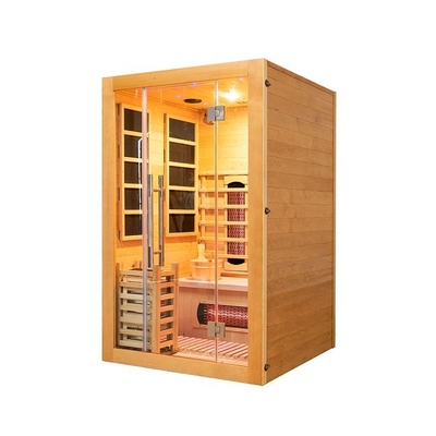 Phòng Xông Hơi Kết Hợp Hơi Nước &amp; Hồng Ngoại Nhỏ Trong Nhà Bằng Gỗ Trong Nhà 2 Người