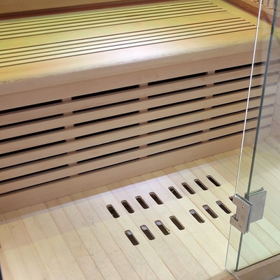Full Spectrum và Carbon Heater Gỗ rắn Phòng xông hơi hồng ngoại 2 người cho gia đình