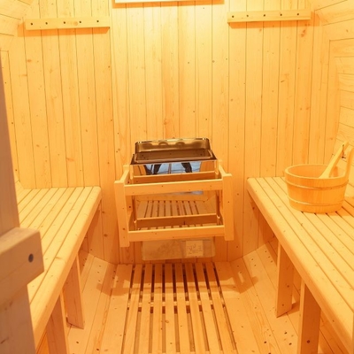 Hemlock Wood Home Thương mại ngoài trời Xông hơi thùng truyền thống 6 người