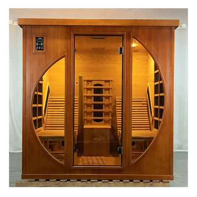 Sauna hồng ngoại xa di động 2-3 người với máy sưởi carbon phổ đầy đủ được điều khiển kỹ thuật số
