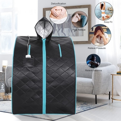 Kích thước 1 người Toàn thân tại nhà Spa Phòng tắm hơi hồng ngoại di động có mũ