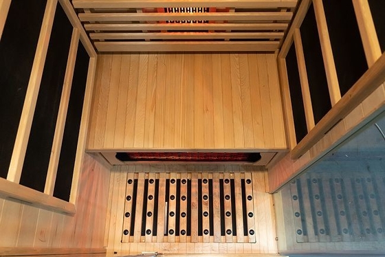 Luxury Solid Wood Canada Hemlock 1 người Phòng xông hơi hồng ngoại tại nhà Bằng gỗ nhỏ