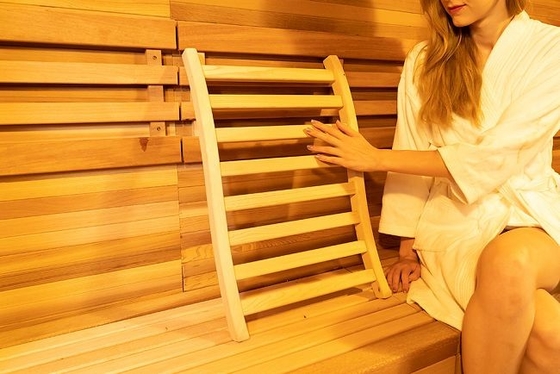 Hệ thống âm nhạc Bluetooth Sauna khô ngoài trời thư giãn và sức khỏe với cửa kính nóng