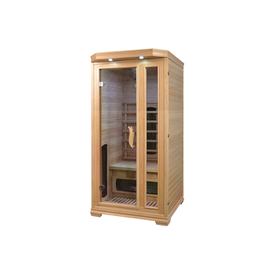 Phòng xông hơi tại nhà bằng gỗ tuyết tùng 900 * 900 * 1900mm với kính cường lực 8 mm
