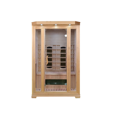 1750W Hemlock / Cedar Nhà phòng tắm với hệ thống an toàn Trong màu gỗ hình chữ nhật