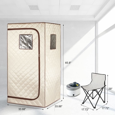 Áp thấm vải Sauna hơi nước di động phòng tắm cá nhân hộp sauna di động cho nhà