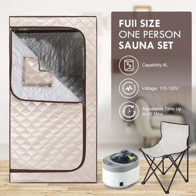 Áp thấm vải Sauna hơi nước di động phòng tắm cá nhân hộp sauna di động cho nhà
