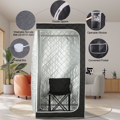 4L Chén hơi nước lớn Một người Spa Toàn thân Lều phòng tắm sauna di động
