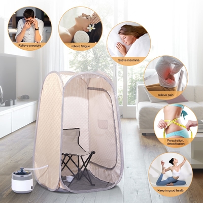 Full Size Sauna hơi nước di động Home Spa Indoor Di động Pop Up Sauna
