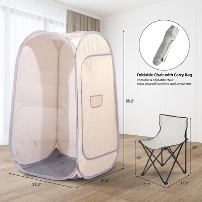 Full Size Sauna hơi nước di động Home Spa Indoor Di động Pop Up Sauna
