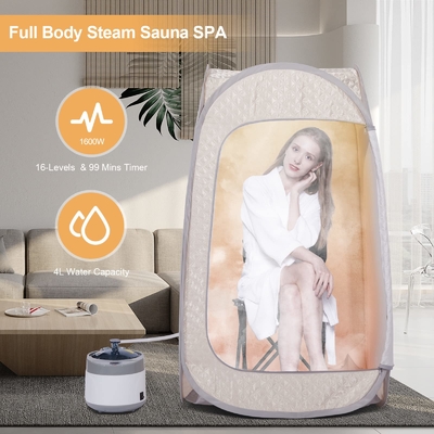 Nhà gấp đứng di động Pop Up Sauna toàn thân Personal Sauna Tent