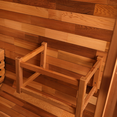 Sauna khô ngoài trời bằng kính đầy đủ với hệ thống âm nhạc Bluetooth có thể điều chỉnh thông gió Voltage 220V