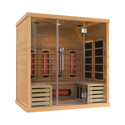 4 Person Health Deluxe Far Infrared Sauna Room Home Indoor Infrared Sauna Room (Phòng tắm sauna hồng ngoại xa)