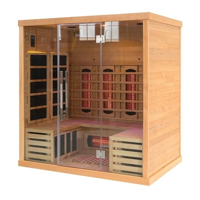 4 Person Health Deluxe Far Infrared Sauna Room Home Indoor Infrared Sauna Room (Phòng tắm sauna hồng ngoại xa)