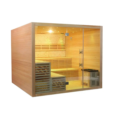 Phòng tắm hơi truyền thống Phòng tắm hơi Premium Hemlock Phòng tắm hơi trong nhà khô