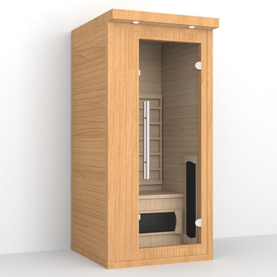 Phòng phòng tắm sauna 1 - 2 người Sauna hồng ngoại xa với viên nang ánh sáng đỏ