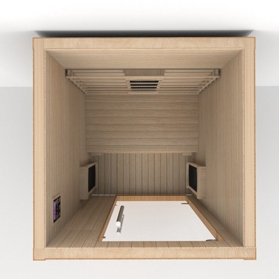 Phòng phòng tắm sauna 1 - 2 người Sauna hồng ngoại xa với viên nang ánh sáng đỏ