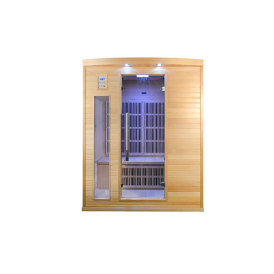 Sauna gỗ khô hiện đại sang trọng Sauna hồng ngoại xa cho gia đình 2700W
