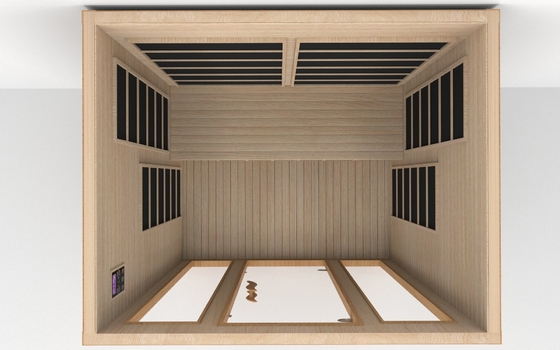 Ngôi nhà sang trọng 3 người trong nhà phòng tắm sauna hồng ngoại phổ đầy đủ cho spa