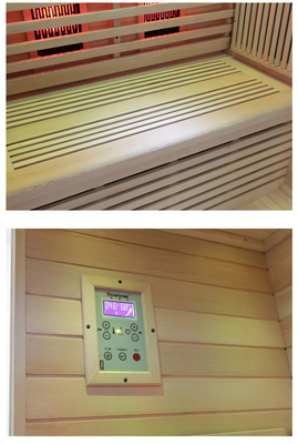 Carbon Fiber Heater Hemlock Sauna hồng ngoại xa 2 người