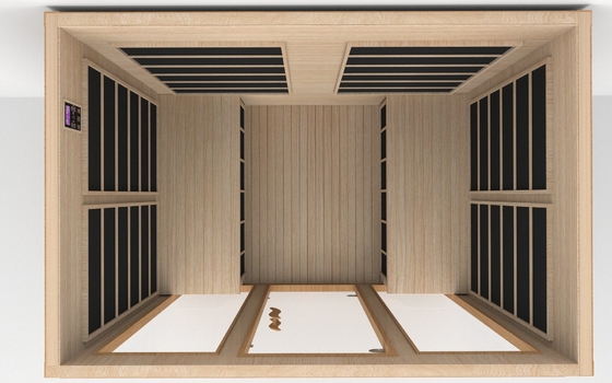 Low Emf gần sauna hồng ngoại 4 người Sauna hồng ngoại cedar đỏ