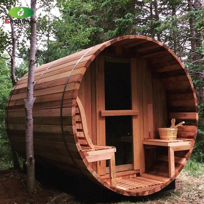 Dry Steam Spa Cây đốt ngoài trời thùng chống nước phòng tắm hơi Sauna Phòng vườn