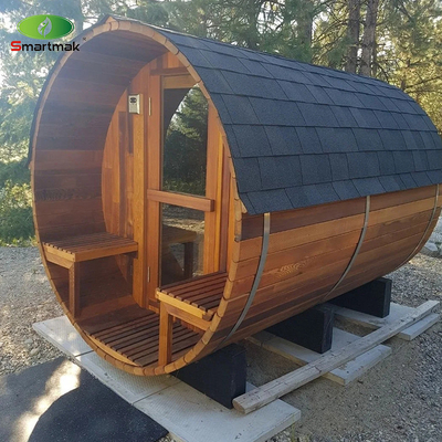 Dry Steam Spa Cây đốt ngoài trời thùng chống nước phòng tắm hơi Sauna Phòng vườn