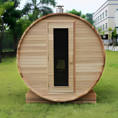 Sauna thùng gỗ Cedar đỏ ẩm hơi phòng tắm sauna gỗ truyền thống
