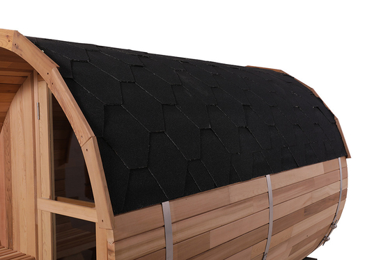 Thùng sauna gỗ thủy tinh thô dễ cài đặt 15-90.C